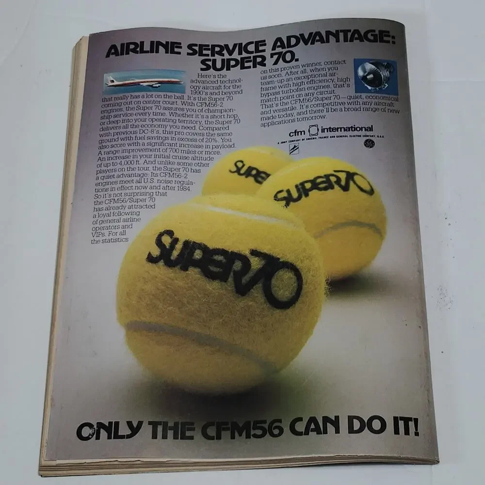 Air Transport World May 1984 Annual Market Development Issue Magazine Vintage